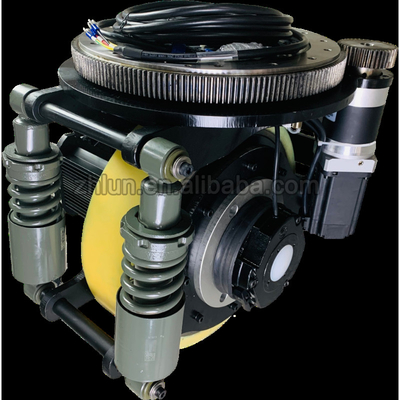 Motore di gomma del hub del carico di personalizzazione 2000kg del poliuretano elettrico della ruota motrice