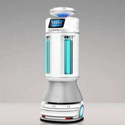Robot guida di pulizia leggero UV-C di disinfezione dell'ospedale del veicolo automatizzato spruzzo 15L