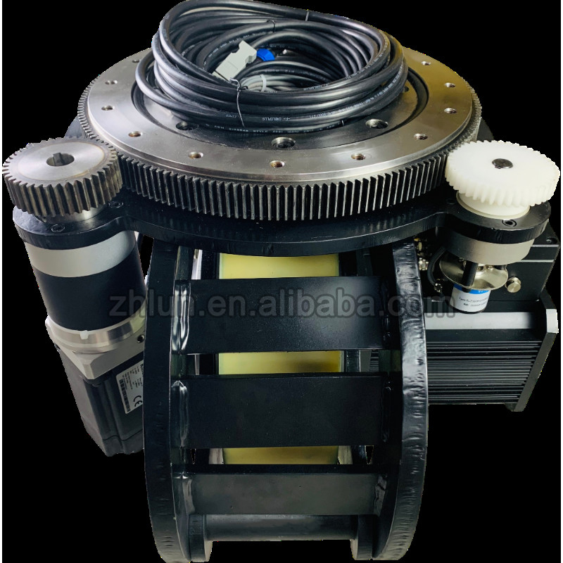 Motore di gomma del hub del carico di personalizzazione 2000kg del poliuretano elettrico della ruota motrice