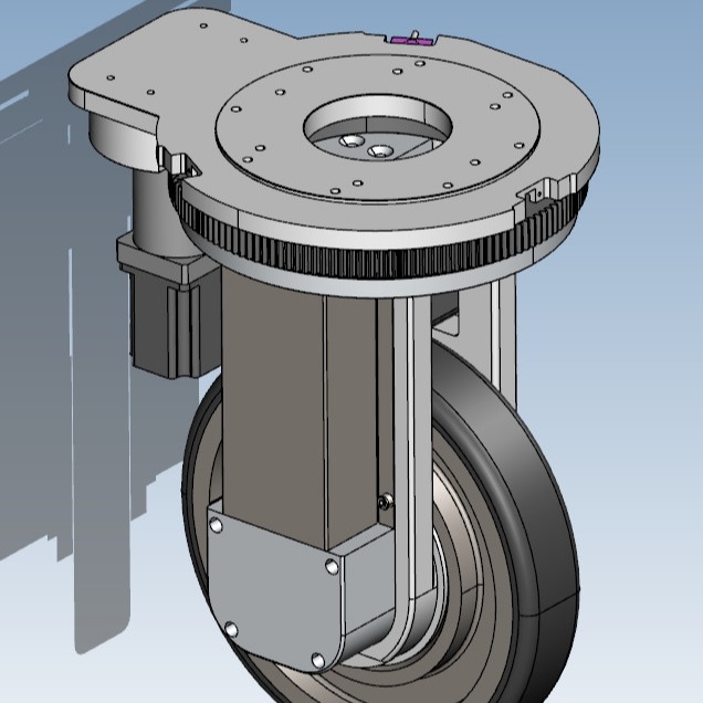 Accessorio del centro della ruota motrice del timone a ruota del AGV Mecanum del motore di CC